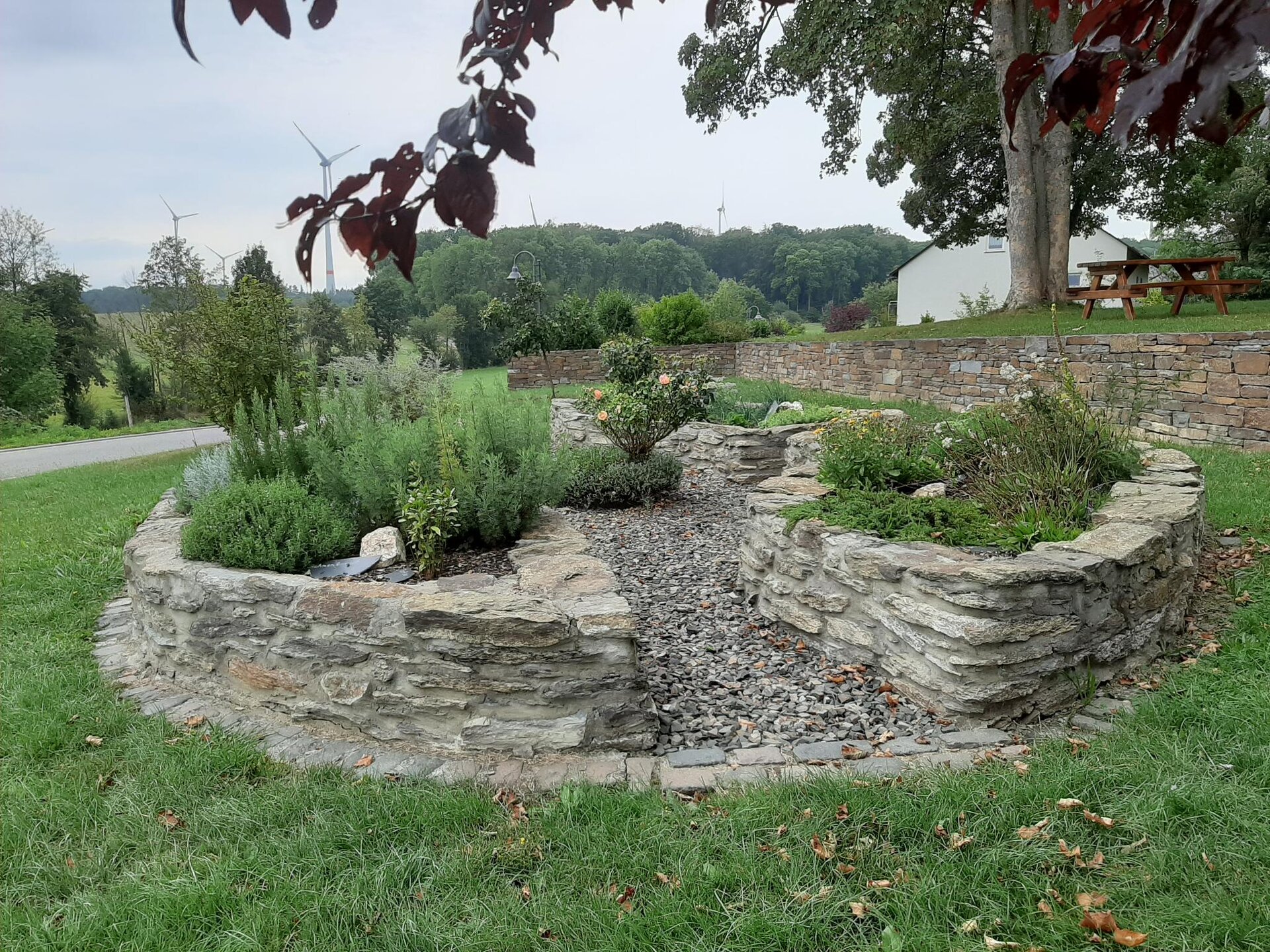 Kräutergarten in Klosterkumbd, Start und Ziel 